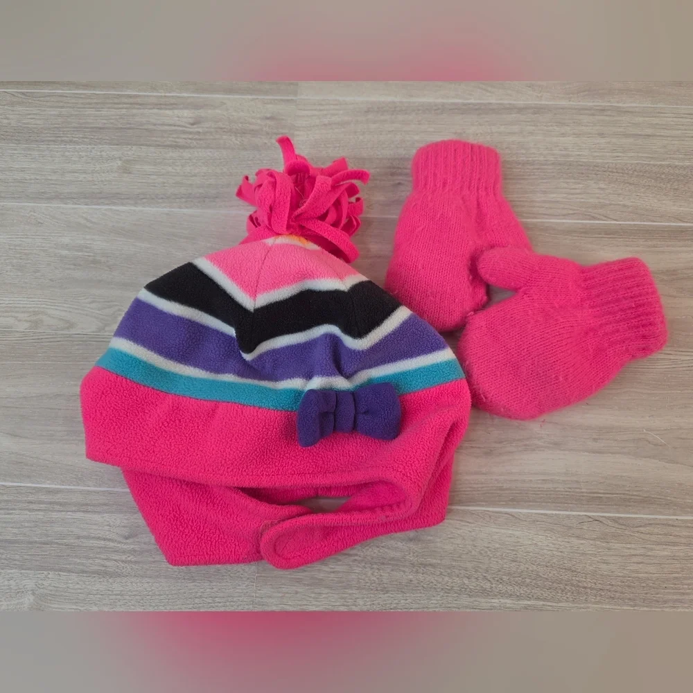 2T-4T Winter Hat And Mittens